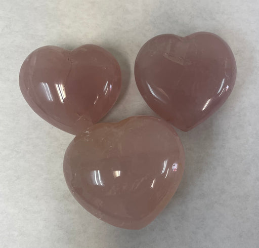 Rose quartz heart