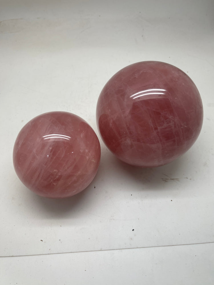 Rose quartz sphere